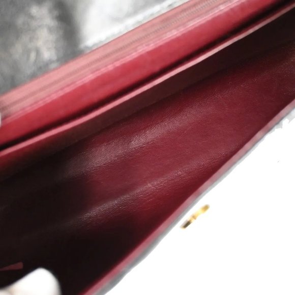 Auth CHANEL CC Logo madomoazeru Shoulder Bag Leather Black GHW Vintage - Picture 13 of 16